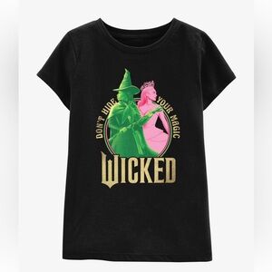 Carter's Black Tee with Wicked Graphic